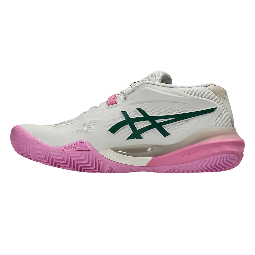 Asics Shoes Gel Resolution X Padel 2026 - Soft Oat/Jewel Green - Image 2