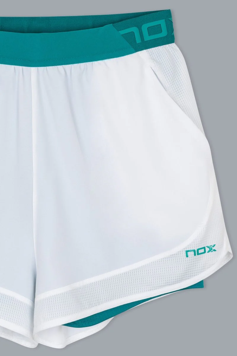 Nox Women's Pro Short - White/Ivy Green - Image 8
