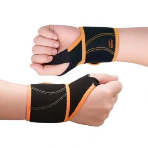 Wrist Support with Thumb Loop (Neo) – Black