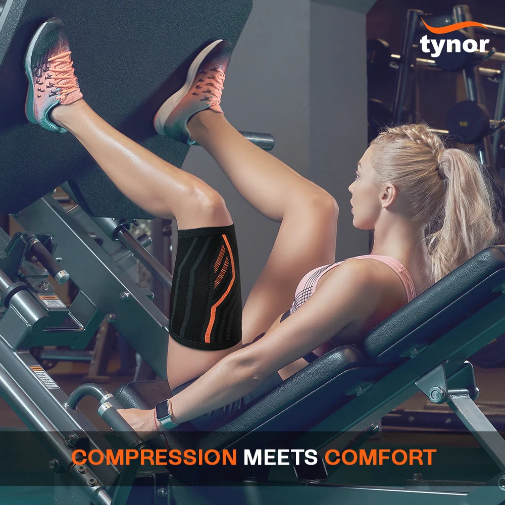 Thigh Support Air Pro - Black/Orange - Image 3