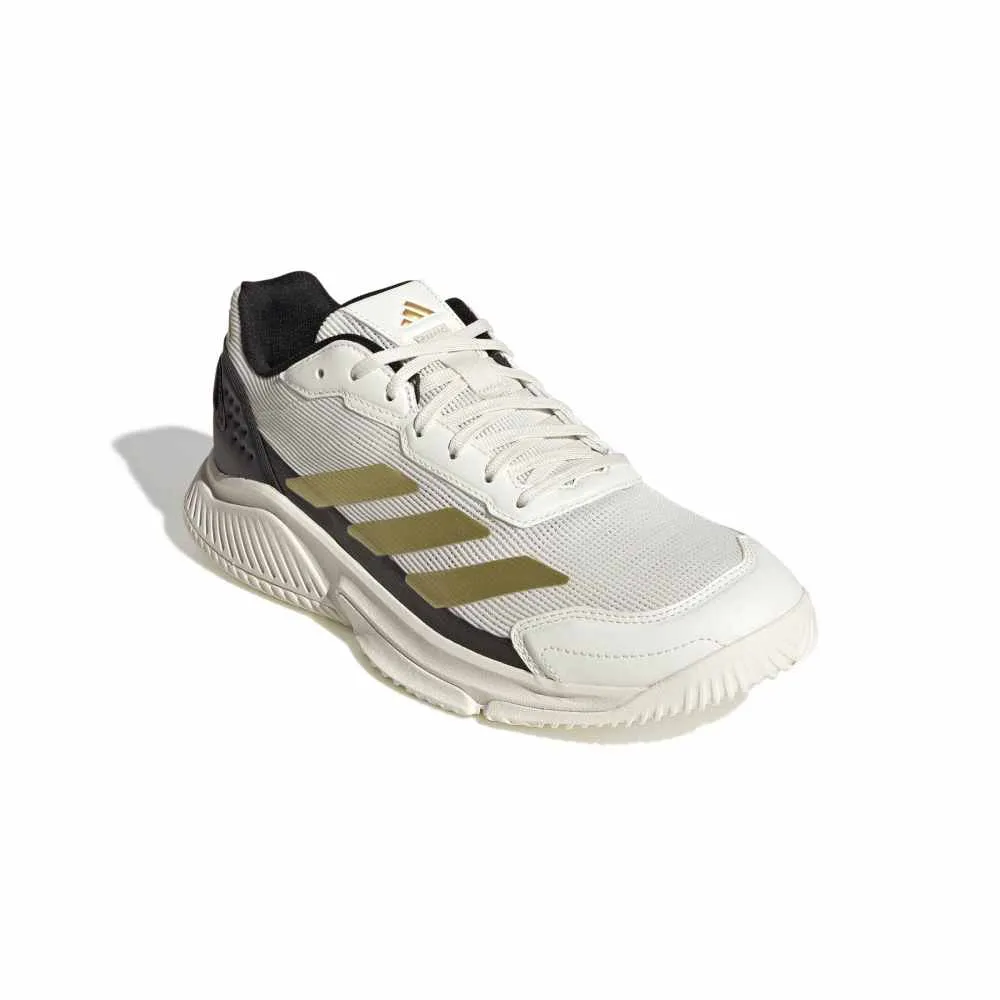 Adidas Courtquick Padel Shoes M 26 - Off White/Gold Metallic - Image 7