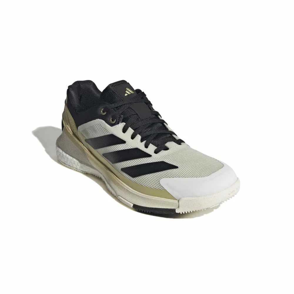 Adidas Crazyquick Boost Padel Shoes M 26 - Off White/Core Black/Gold Metallic - Image 8