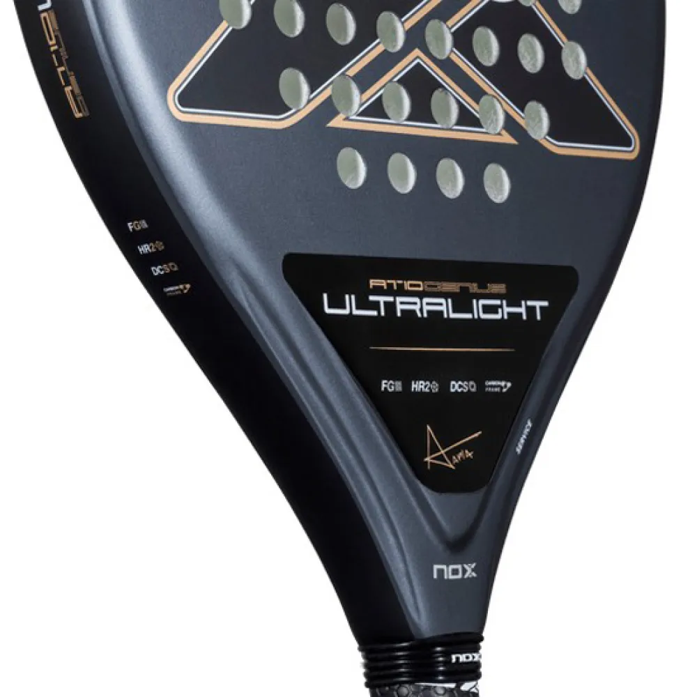 Nox AT10 Ultralight 2026 - Padel Racket - Slate Grey/Black - Image 6