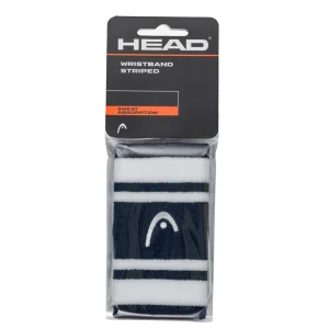 Head Wristband 5 - Navy Blue / White