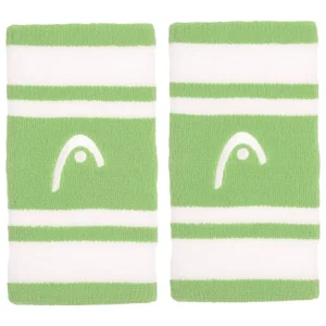 Head Wristband 5 - Celery Green / White