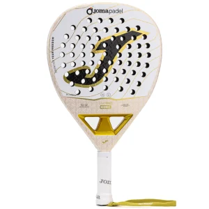 Joma Slam Pro Iconic 2026 - White Gold - Padel Racket
