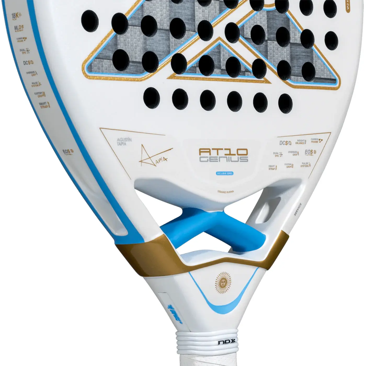 Nox AT10 Genius 18K Alum Argentina by Agustin Tapia - Padel Racket - Image 4