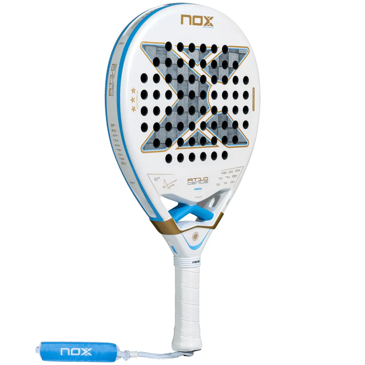 Nox AT10 Genius 18K Alum Argentina by Agustin Tapia - Padel Racket - Image 5